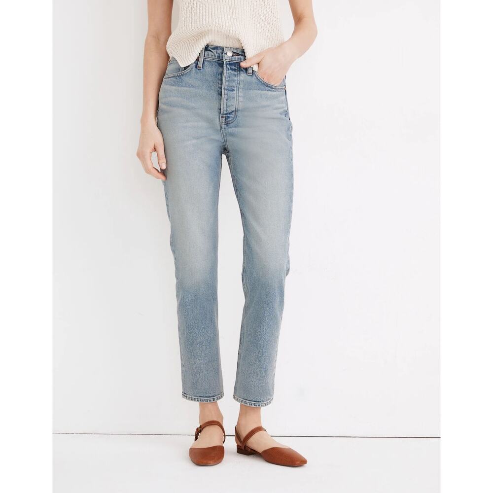 Madewell Rivet & Thread Perfect Vintage Jeans in Ryerson Wash Size 28